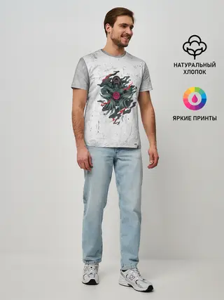 Мужская базовая футболка / Гнев смертных грехов