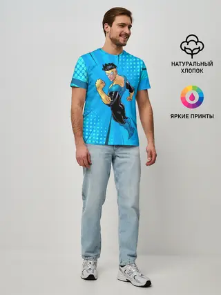 Мужская базовая футболка / Неуязвимый Марк Грэйсон