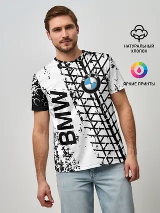 Мужская базовая футболка / BMW.