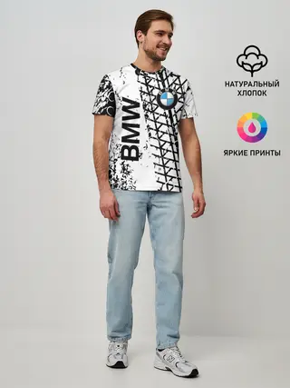 Мужская базовая футболка / BMW.