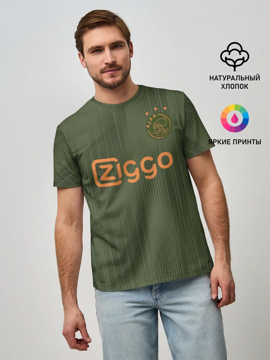Мужская базовая футболка / Ajax away 19-20