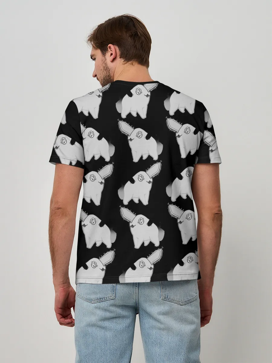 Мужская базовая футболка / Почитта в стиле manga