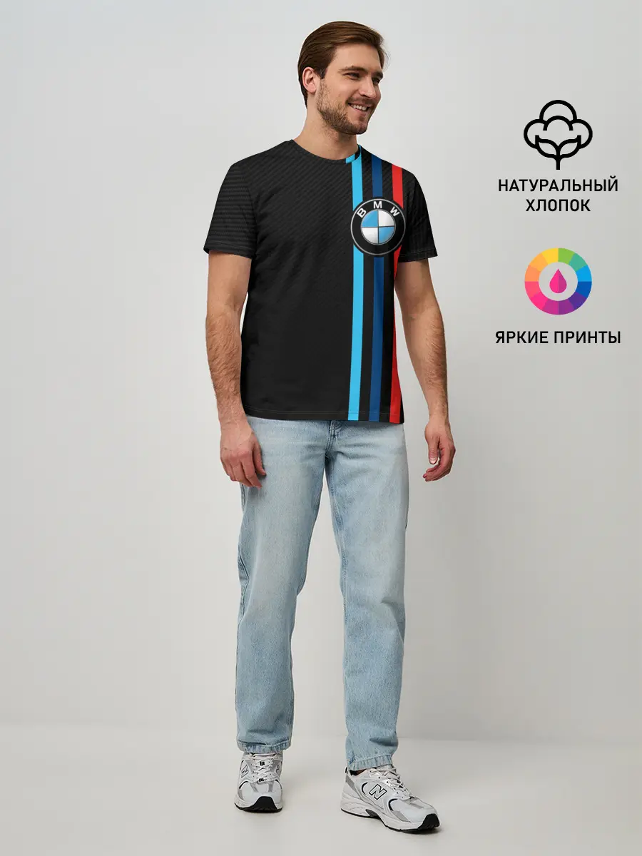 Мужская базовая футболка / BMW M SPORT CARBON
