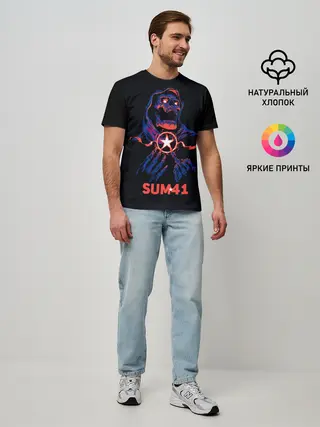 Мужская базовая футболка / Sum 41