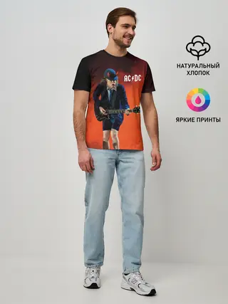 Мужская базовая футболка / AC/DC