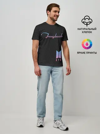 Мужская базовая футболка / BTS Jungkook