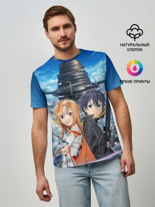 Мужская базовая футболка / Мастера меча онлайн