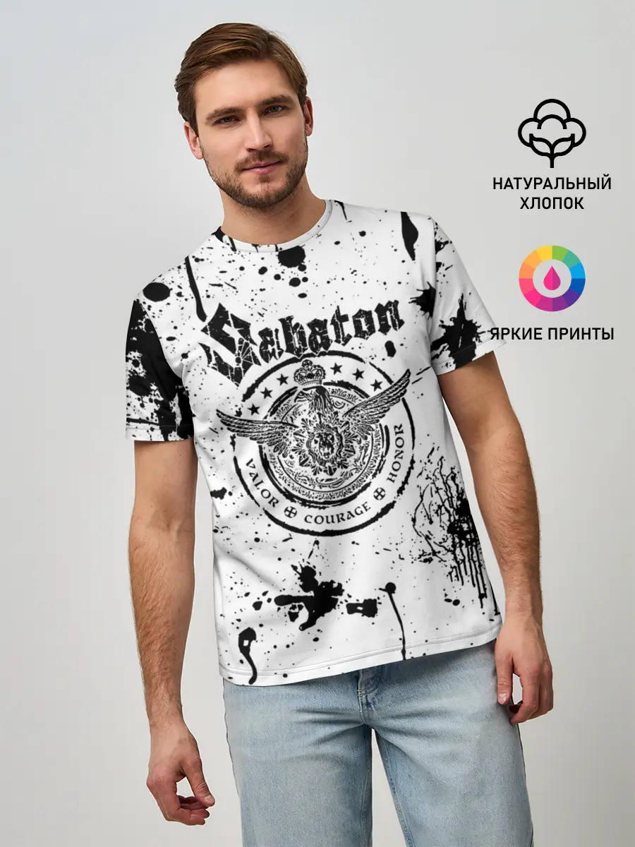 Мужская базовая футболка / Sabaton