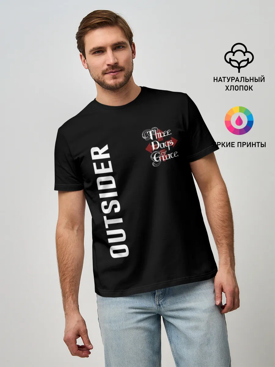 Мужская базовая футболка / Three Days Grace