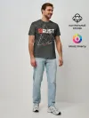 Мужская базовая футболка / Rust | Мамкин Рейдер | Раст