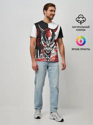 Мужская базовая футболка / Самурай Samurai