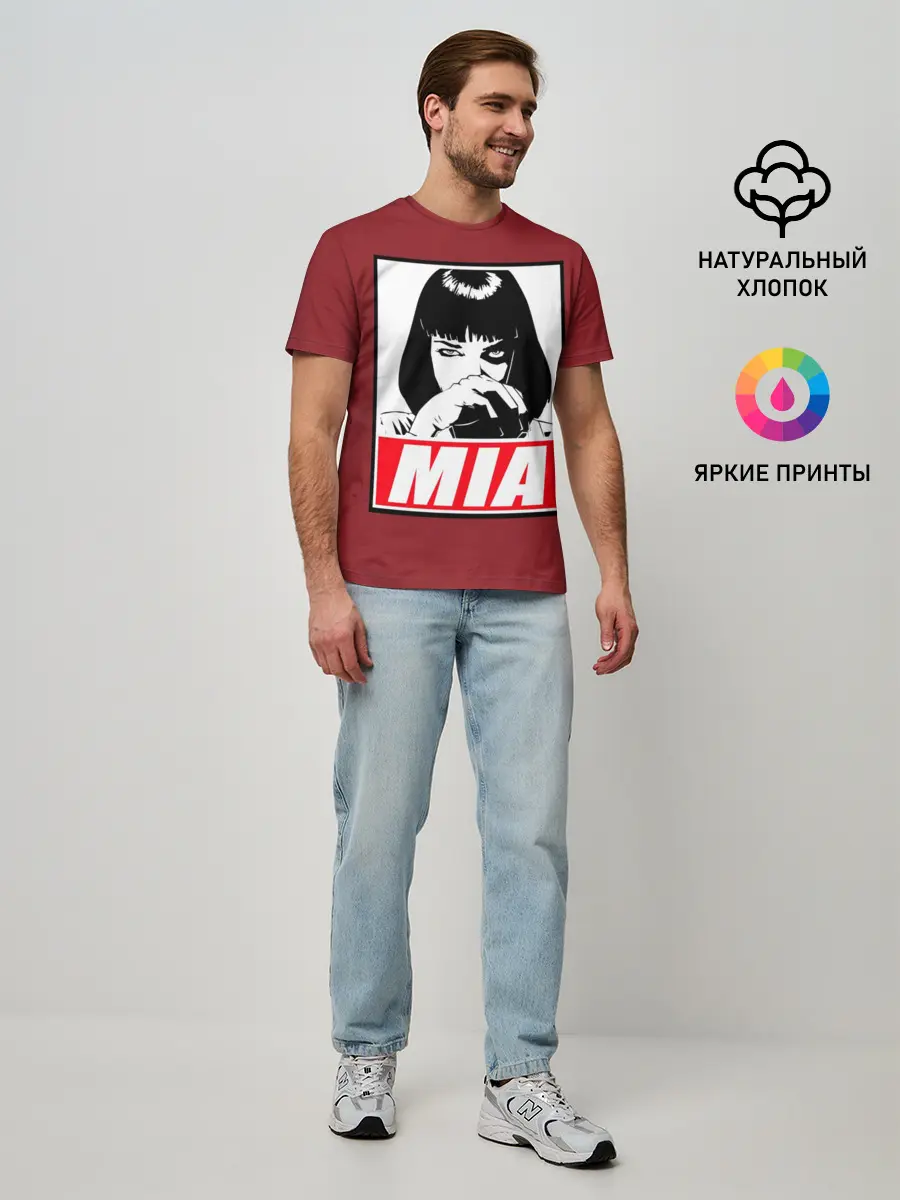 Мужская базовая футболка / MIA