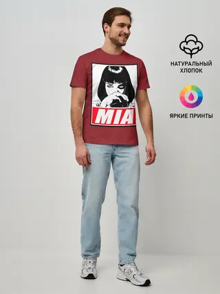 Мужская базовая футболка / MIA