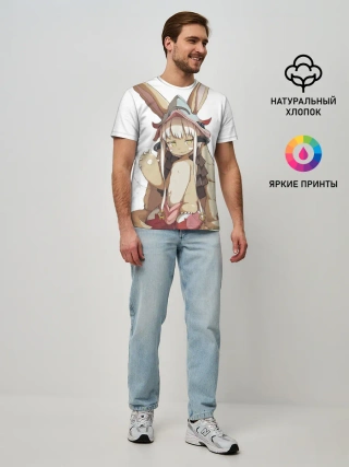 Мужская базовая футболка / Nanachi