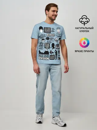 Мужская базовая футболка / Sherlock