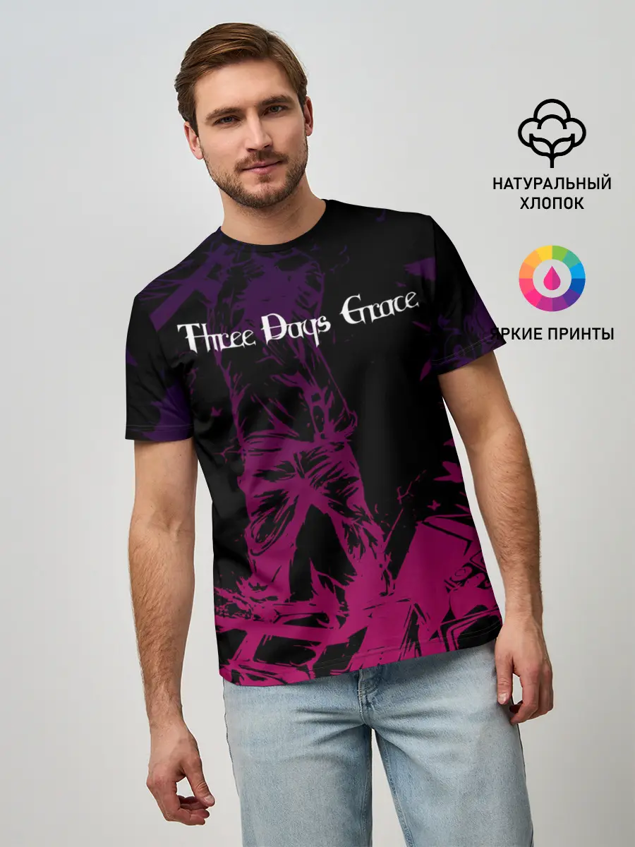 Мужская базовая футболка / THREE DAYS GRACE.