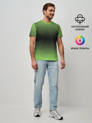 Мужская базовая футболка / Симметрия