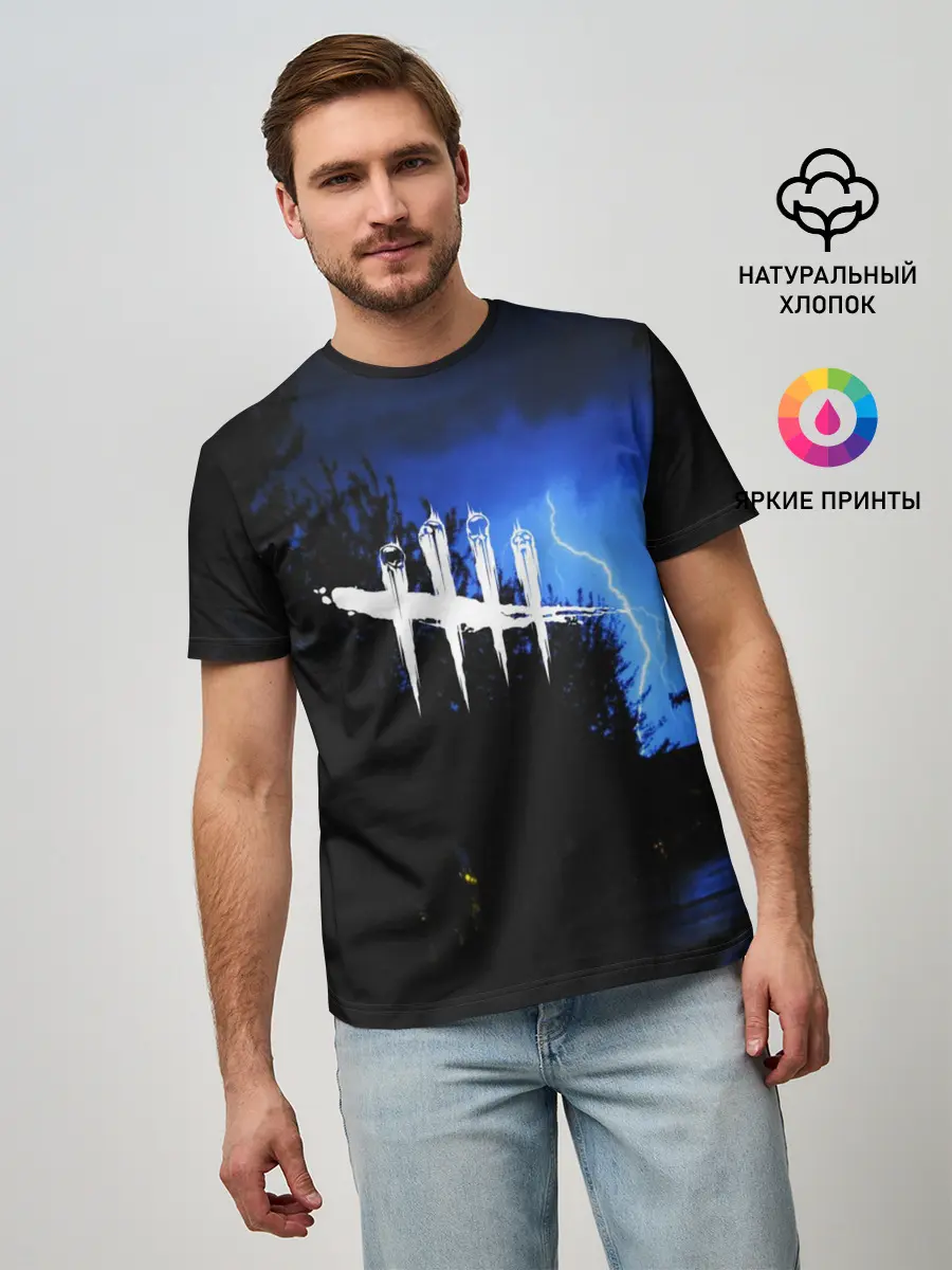 Мужская базовая футболка / DEAD BY DAYLIGHT