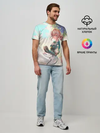 Мужская базовая футболка / Violet Evergarden_8