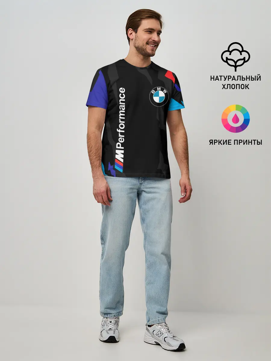 Мужская базовая футболка / BMW M PERFORMANCE / БМВ М