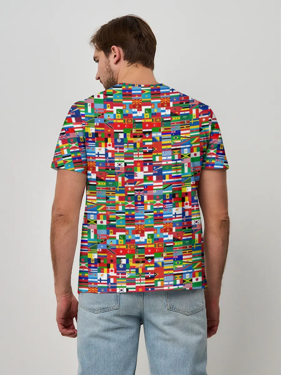 Мужская базовая футболка / ФЛАГИ