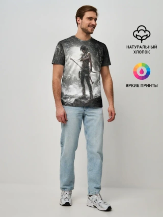 Мужская базовая футболка / Tomb Raider
