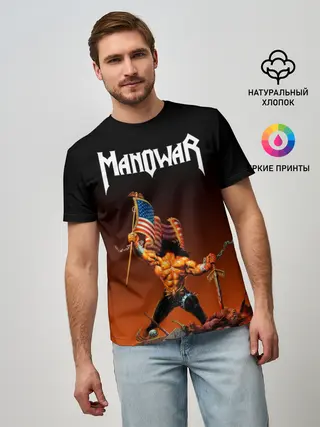 Мужская базовая футболка / MANOWAR
