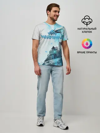 Мужская базовая футболка / Warframe