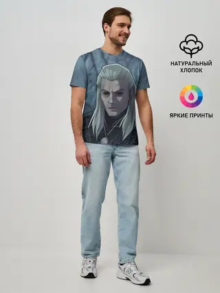 Мужская базовая футболка / НЕТФЛИКС ВЕДЬМАК