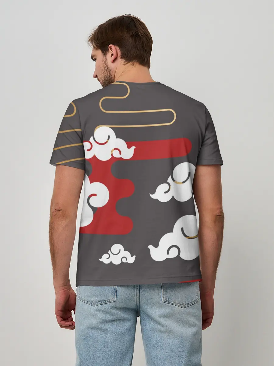 Мужская базовая футболка / Ниндзя. Япония