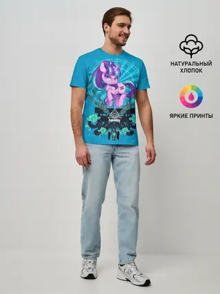 Мужская базовая футболка / Мой маленький пони