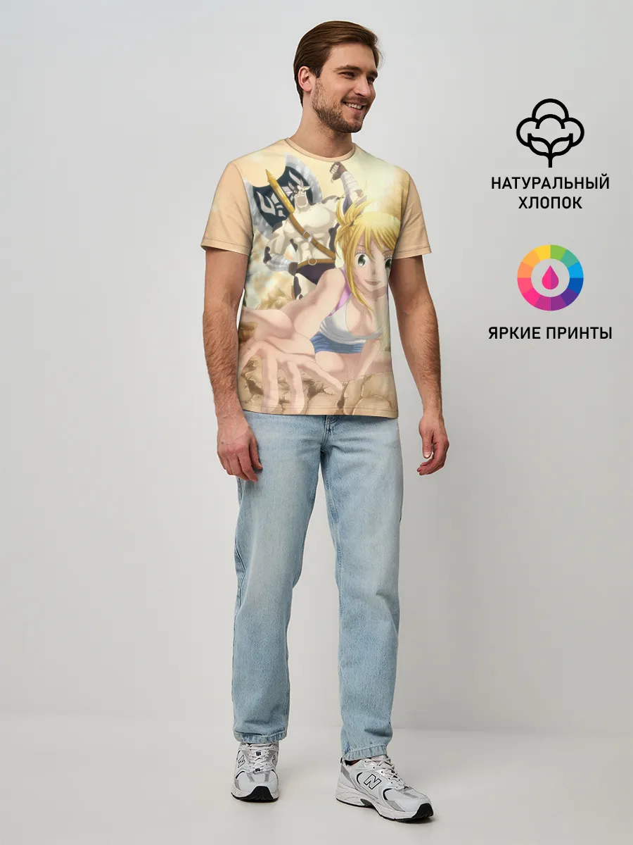 Мужская базовая футболка / Люси и Телец