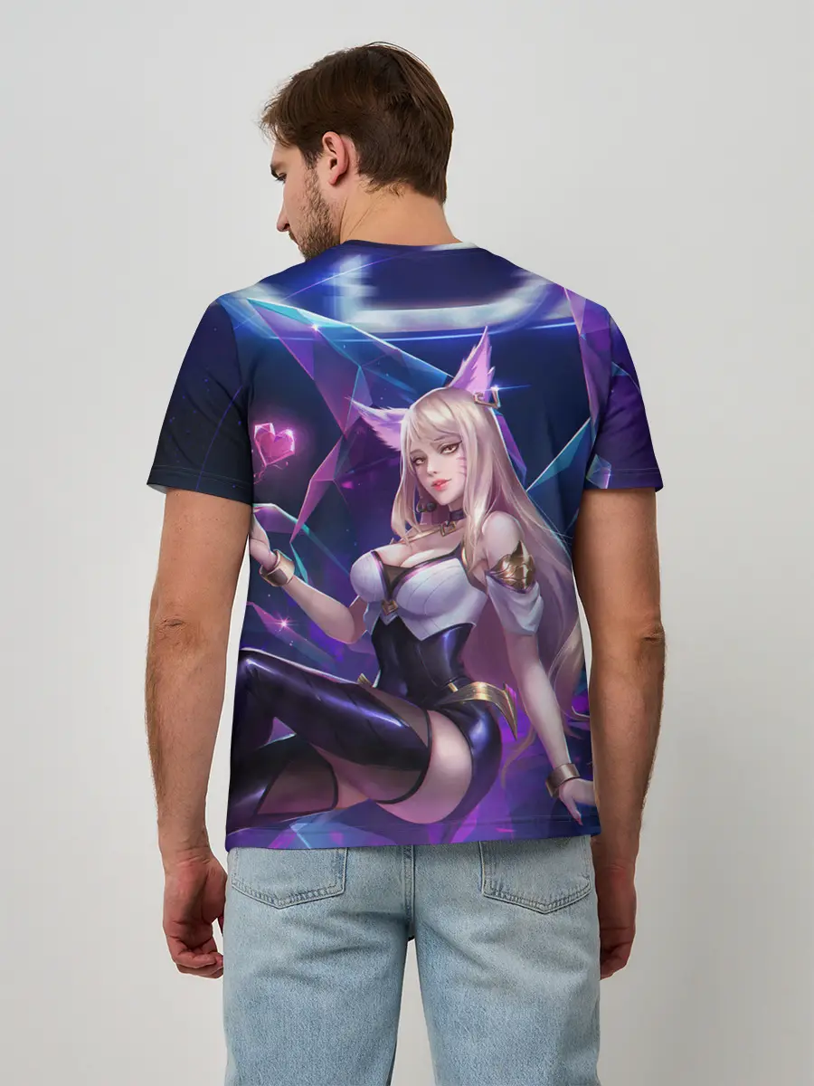 Мужская базовая футболка / KDA League of legends