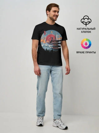 Мужская базовая футболка / Shinigami