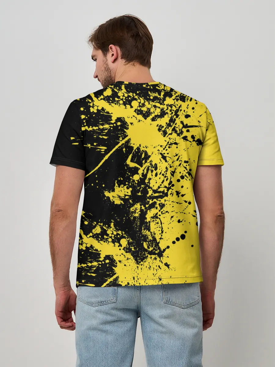 Мужская базовая футболка / Ночное солнце