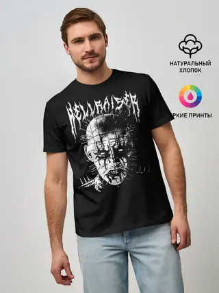 Мужская базовая футболка / Hellraiser