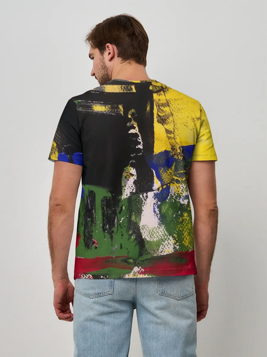 Мужская базовая футболка / Мазок художника!