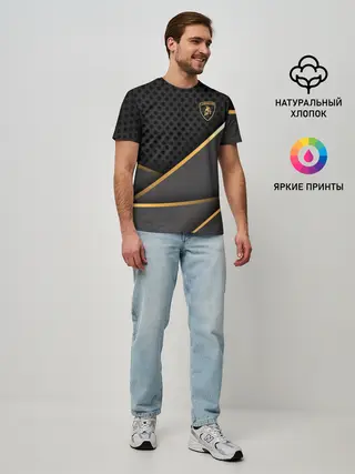 Мужская базовая футболка / Lamborghini