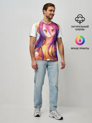 Мужская базовая футболка / Кигуруми Аниме