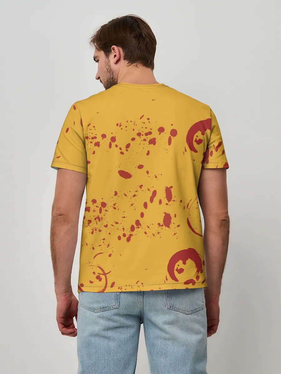 Мужская базовая футболка / Лис Самурай