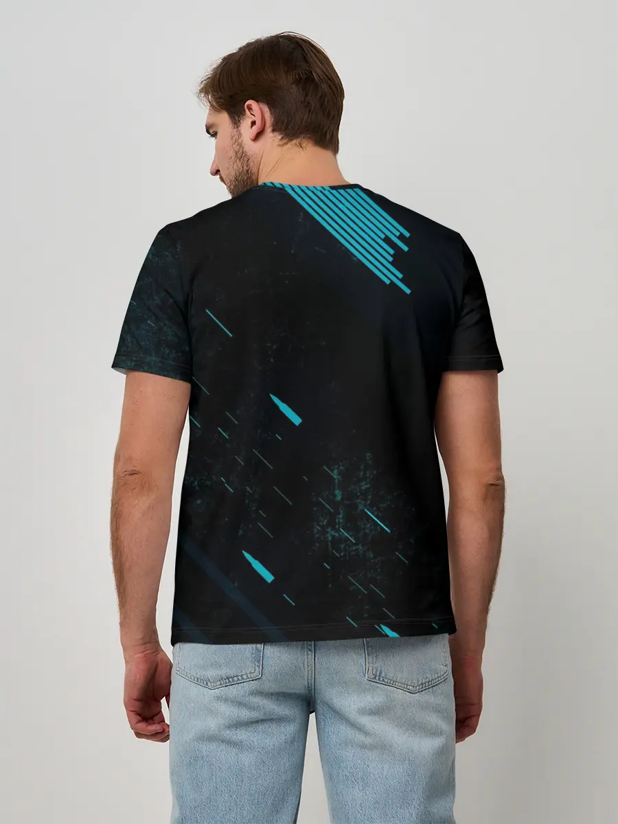 Мужская базовая футболка / Sky Wolf