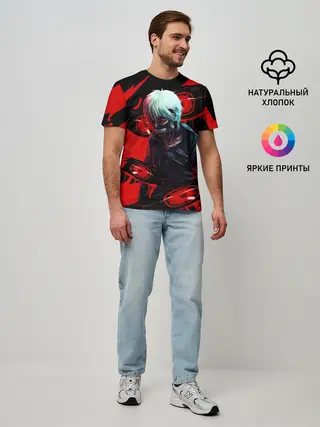 Мужская базовая футболка / Канеки Кен