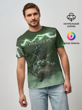 Мужская базовая футболка / Darksiders | Гнев Войны