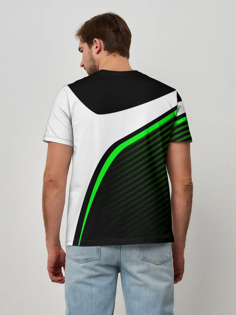 Мужская базовая футболка / KAWASAKI / КАВАСАКИ / SPORT