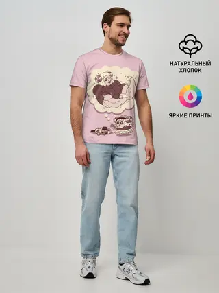 Мужская базовая футболка / Sheep workout