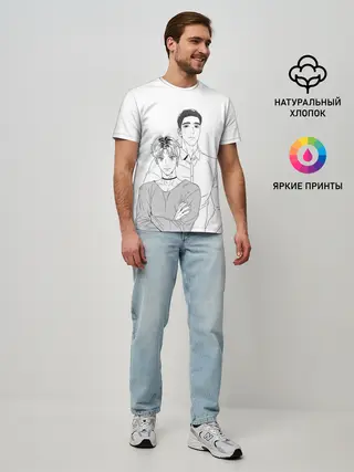 Мужская базовая футболка / Bj MD и Чан У