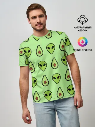 Мужская базовая футболка / Green