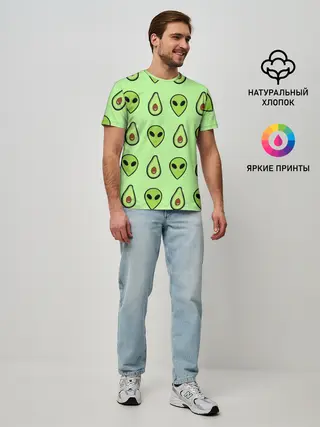 Мужская базовая футболка / Green