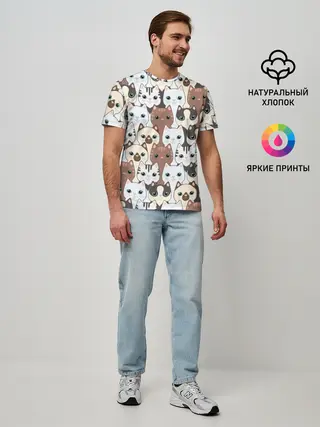 Мужская базовая футболка / Животные.