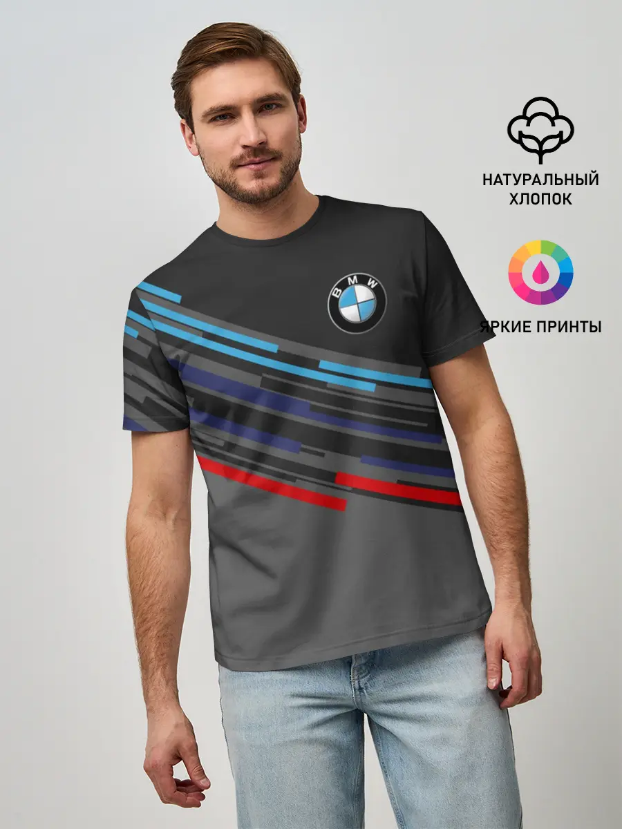 Мужская базовая футболка / BMW BRAND COLOR
